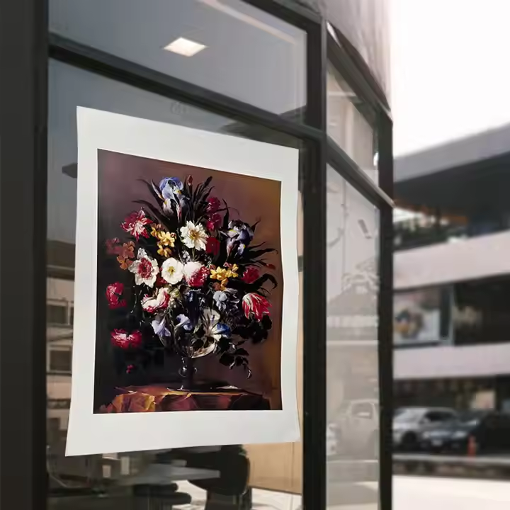 Custom Laser Inkjet Window Stickers 8.5x11'' Form