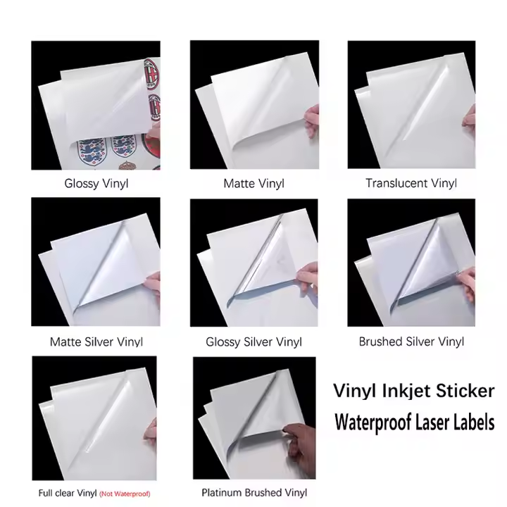 Peel-N-Seal Car Laser Window Stickers 8-1/2'x11'
