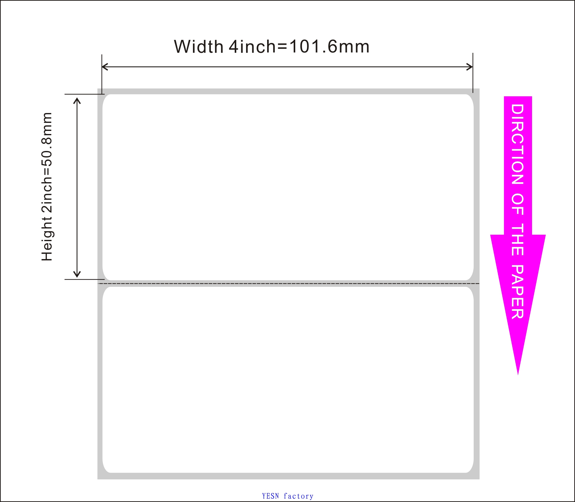 Zebra labels directly thermal labels